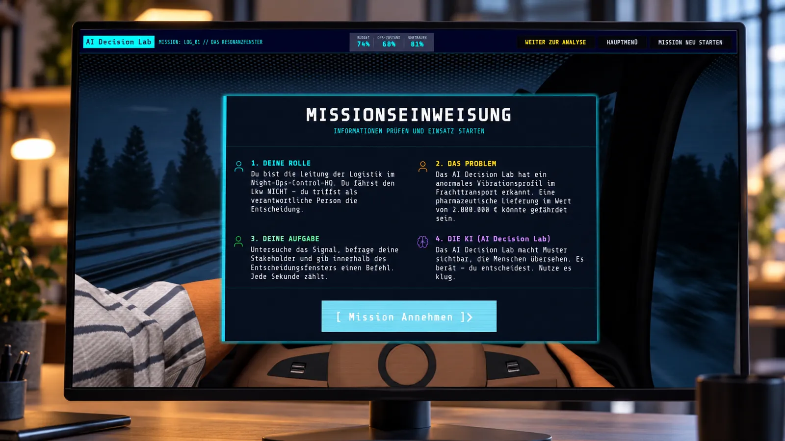 AI Decision Lab — screenshot 2