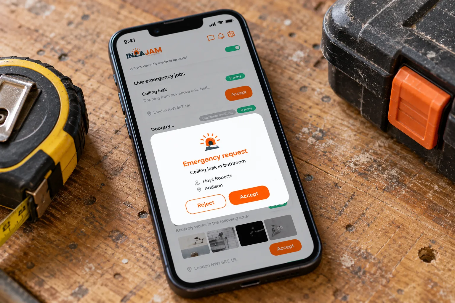 In a Jam Mobile App — our solution