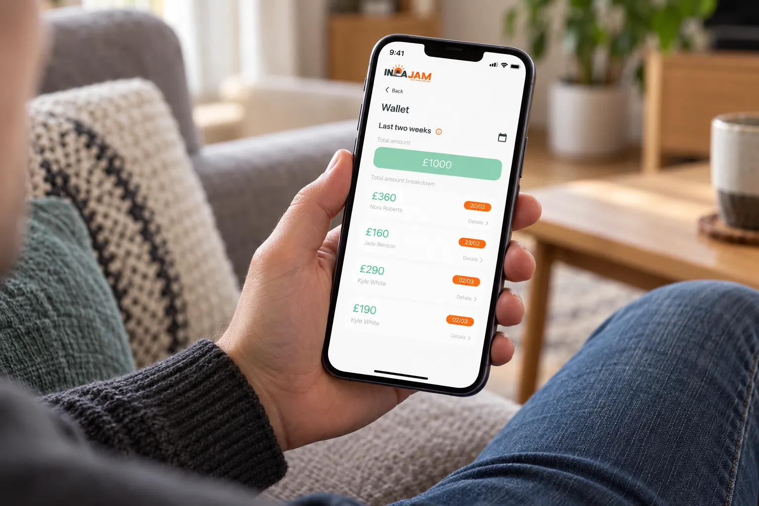 In a Jam Mobile App — screenshot 2