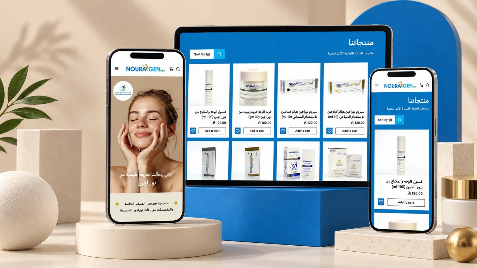 Nouragen KSA — b2b & b2c skincare e-commerce platform | shopify | nouragenksa