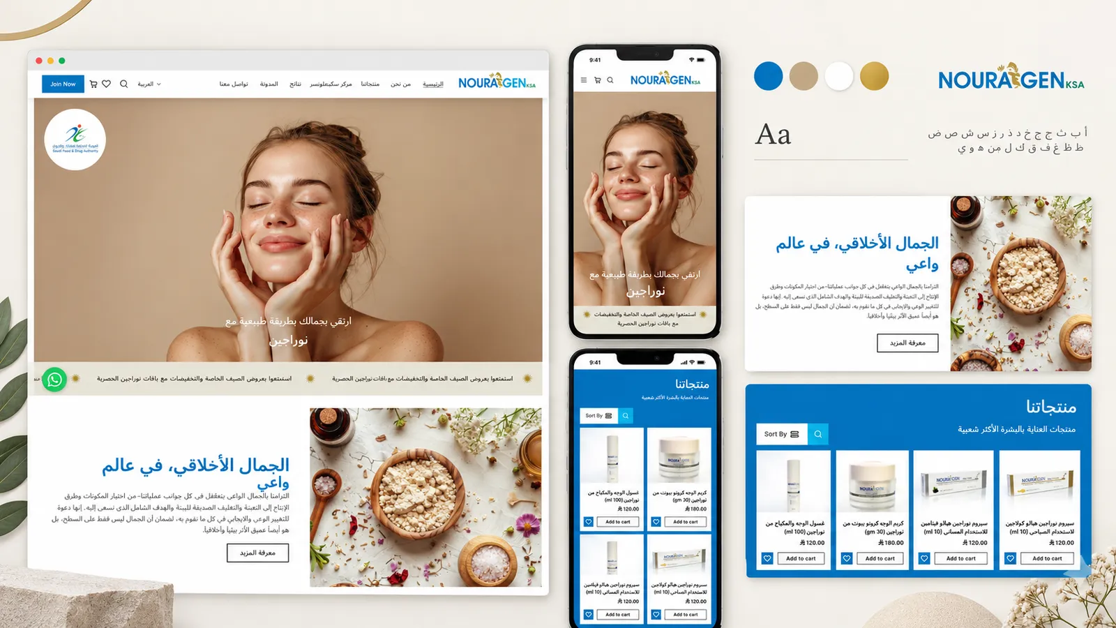 Nouragen KSA — shopify e-commerce development