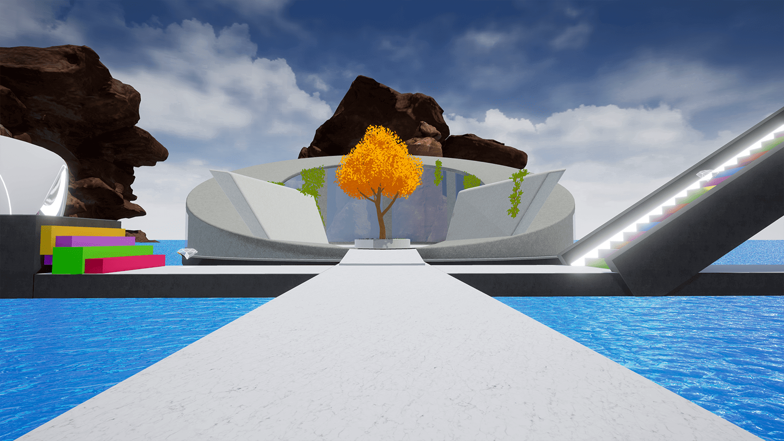 Virtual world scene