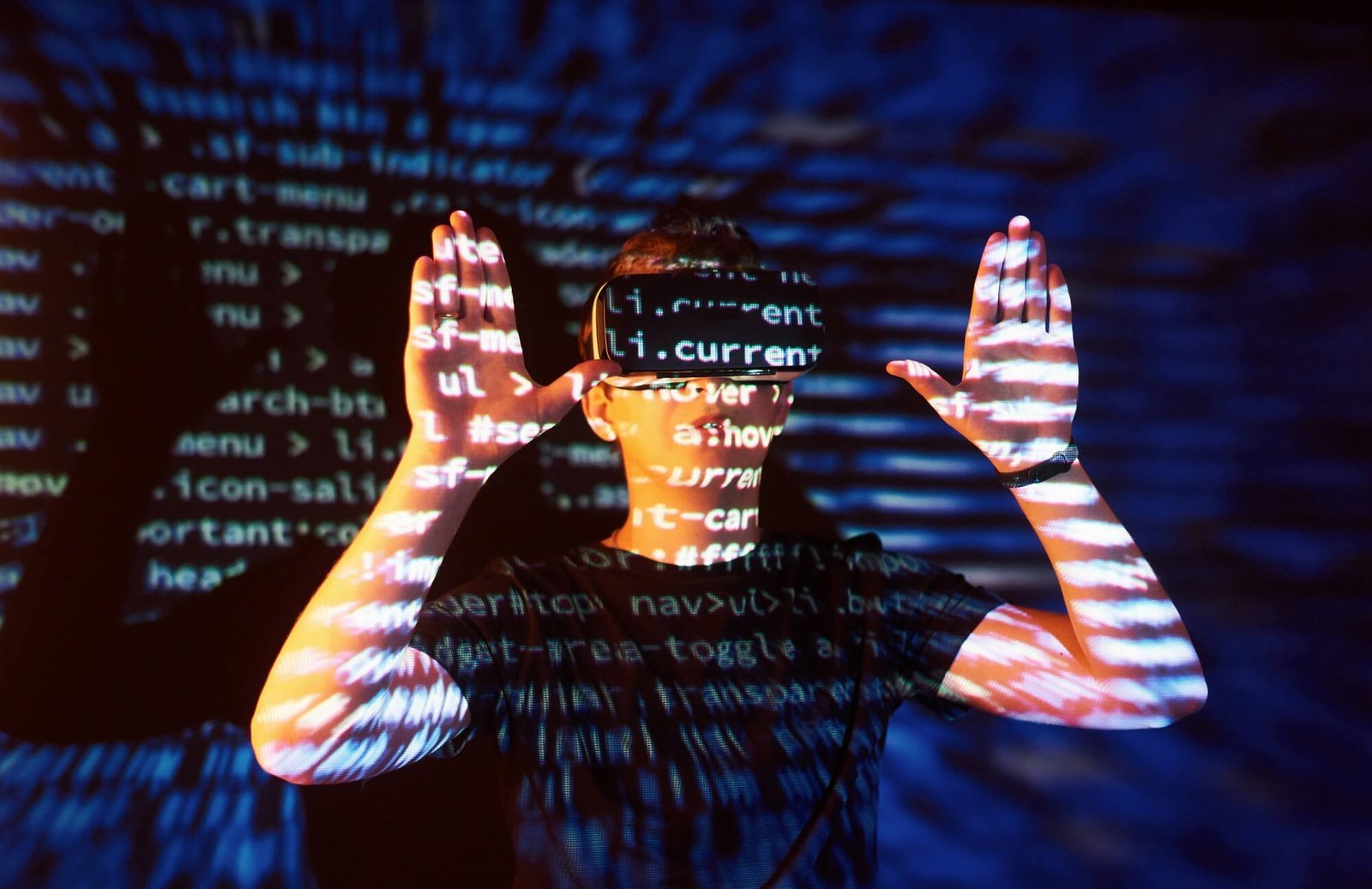 Code over a portrait, security testing
