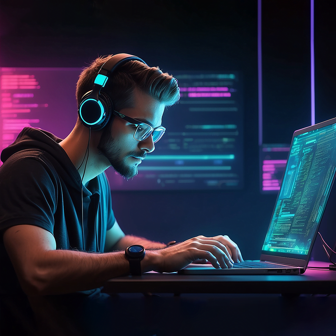 Engineer at work